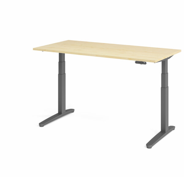 Schreibtisch XBHM 16 Ahorn/Graphit