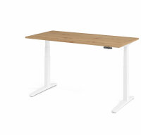 Schreibtisch XBHM 16 Asteiche/Weiß