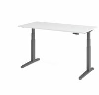 Schreibtisch XBHM 16 Weiß/Graphit