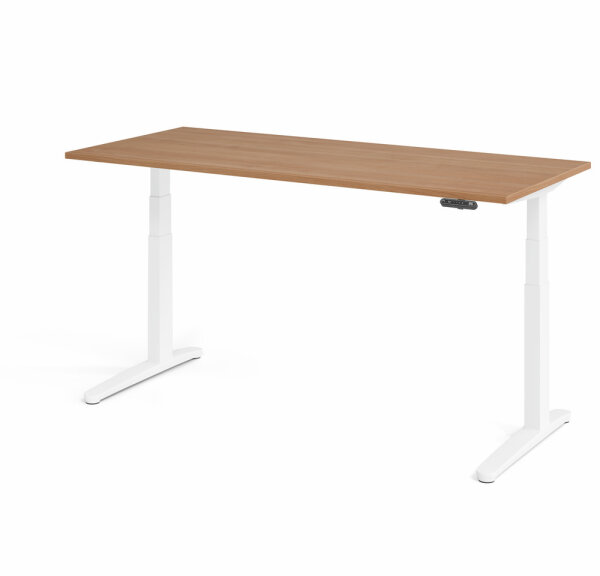 Schreibtisch XBHM 19 Nussbaum/Weiß