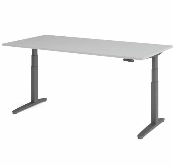 Schreibtisch XBHM 2E Grau/Graphit