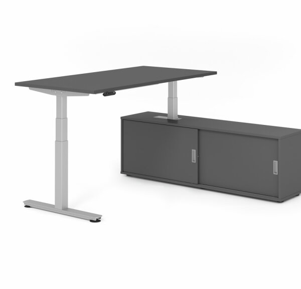 Schreibtischkombi XDSM16 mit Sideboard 1751S