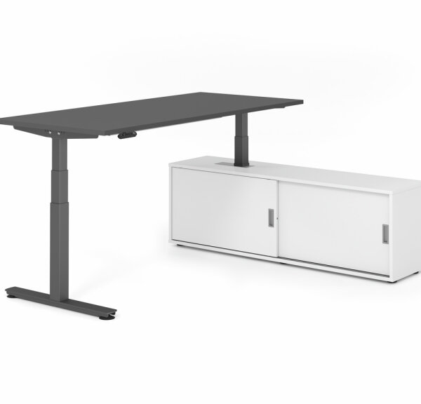 Schreibtischkombi XDSM19 mit Sideboard 1751S