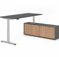 Schreibtischkombi XDSM19 mit Sideboard 1751S