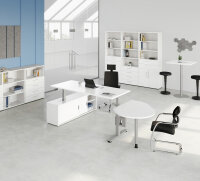 Schreibtischkombi XDSM19 mit Sideboard 1751S