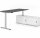 Schreibtischkombi XDSM19 mit Sideboard 1751S