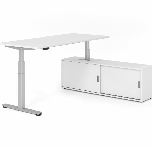 Schreibtischkombi XDSM19 mit Sideboard 1751S