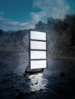 FACTOR LED 4 Module, 480W, (H/B/T) 774/425/340, IP66, 68000 Lumen, Standard, 740/4000K, gehärtetes Glas