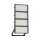 FACTOR LED 4 Module, 480W, (H/B/T) 774/425/340, IP66, 68000 Lumen, Standard, 740/4000K, gehärtetes Glas