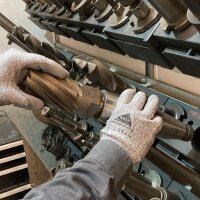 Hase MEDIO CUT 5 Schnittschutzhandschuh aus 13G HPPE, PU, CUT D