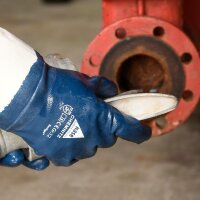 Hase CHEMNITZ Arbeitshandschuh Voll-Nitril aus Baumwolle,...
