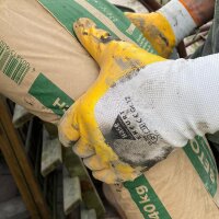 Hase ERFURT Arbeitshandschuh 3/4-Nitril aus 13G Polyester, Strickbund