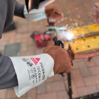 Hase FULDA ISO Schweißerhandschuh aus Sebatanleder,...