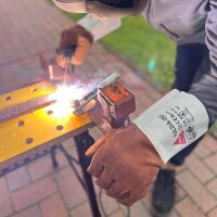 Hase FULDA ISO Schweißerhandschuh aus Sebatanleder, Kevlar-Nähte, TYP A