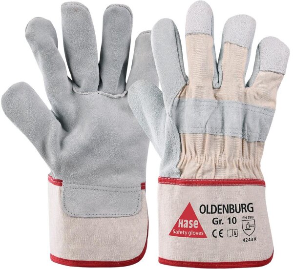 Hase OLDENBURG Arbeitshandschuh aus Spaltleder