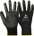 Hase PU BLACK, Montagehandschuh aus Polyester / PU, Größe 6-11, Kat. II, EN 388