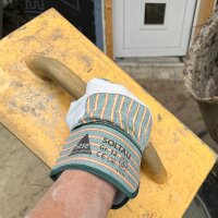 Hase SOLTAU Arbeitshandschuh aus Spaltleder, gum. Stulpe