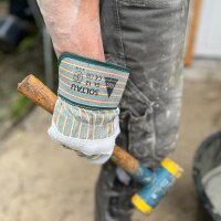 Hase SOLTAU Arbeitshandschuh aus Spaltleder, gum. Stulpe