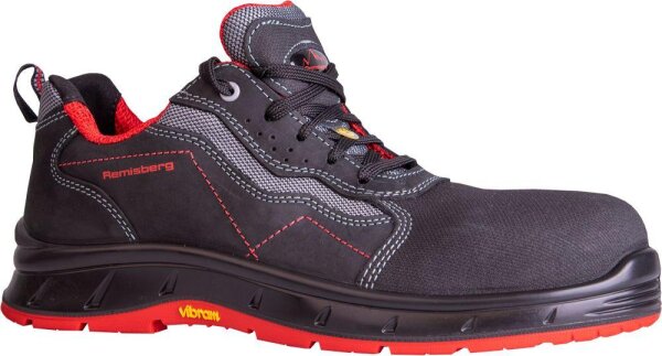 Hase DAVOS S3 ESD-Sicherheitshalbschuh aus Nubukleder, Kevlar-Nähte