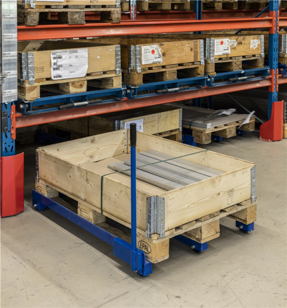 KM223-H-1 Griff f. KM223, (LxBxH) 210x49x770mm, blau pulverlackiert