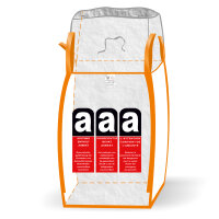 Big Bag Asbest TECTOR®, 4 Hebeschlaufen, 90x90x110cm,...