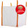 Big Bag oben offen TECTOR®, 4 Hebeschlaufen, 90x90x90cm, Tragkraft 1500kg, Karton Verpackung