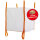 Big Bag oben offen TECTOR®, 4 Hebeschlaufen, 2 Bodenschlaufen, 90x90x90cm, Tragkraft 1000kg, Karton Verpackung