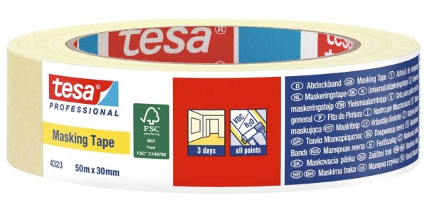 tesa Maler-Abdeckband Professional 4323