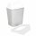 Abfalleimer 8 Liter, Kunststoff, (BxHxT) 28 x 24 x 17cm, weiß, ohne Deckel