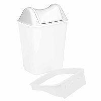 Schwingdeckel, Kunststoff, weiß, für 8 Liter...