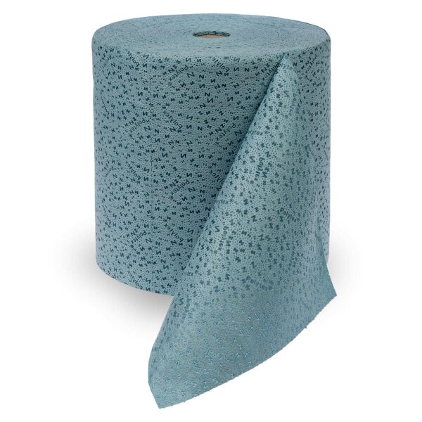 Polytex® Nasswischtuchrolle, (LxB) 38 x 32 cm, 500 Abrisse, blau, silikonfrei, auswaschbar