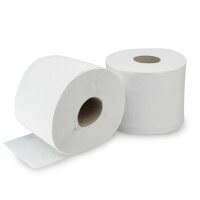 Tissue-Toilettenpapier, Kleinrollen, weiß, 2-lagig,...