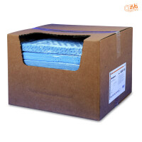 Ölsaugtücher, (LxB) 40 x 40 cm, 100 Tücher / Karton, blau, extra saugstark