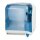 Handtuchrollenspender STANDARD, Kunststoff, abschließbar, Hebelbedienung, transparent, inkl. Befestigungsmaterial