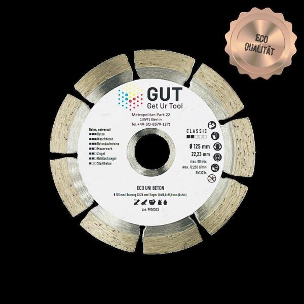 GUT-Dia.- Trennscheibe Baustelle ECO (Beton - Hartgestein)