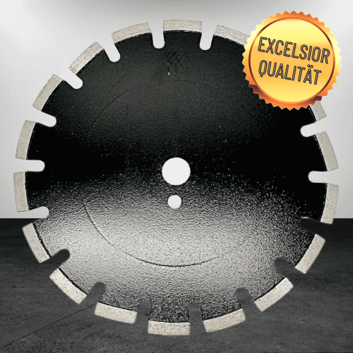 GUT-Dia.- Trennscheibe Asphalt / Estrich EXCELSIOR (Asphalt - abrasive Baustoffe) - Ø 450mm x 25,40mm