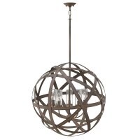 Hinkley Kronleuchter Carson, Vintage-Eisen,...