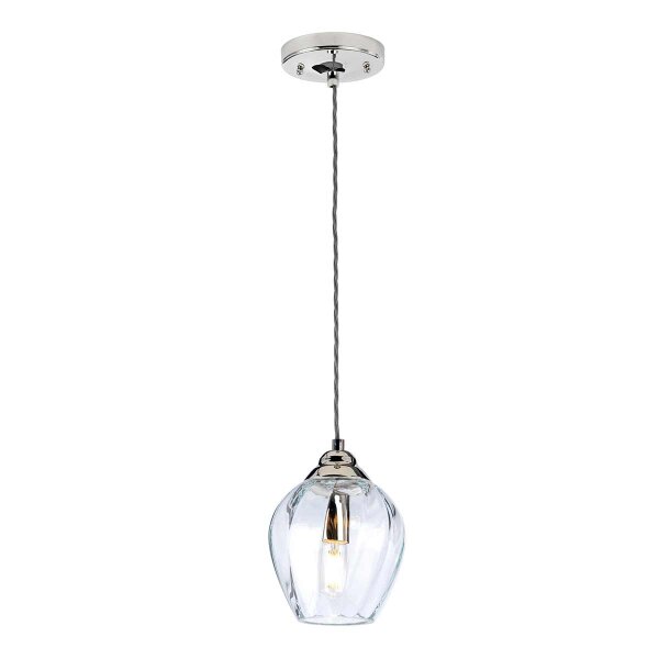 Elstead Lighting Hängeleuchte Tiber, 1x 60W E27, dimmbar, höhenverstellbar