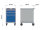 Bedrunka+Hirth, CNC-Schubladenschrank mobil, Tiefe 736mm, R 18-24, 4 x Schublade