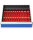 Bedrunka+Hirth, Schubladeneinteilung R 18-16 mit Muldenplatten Front 100 mm, 146-130A
