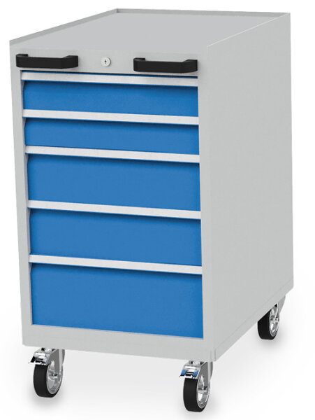 Bedrunka+Hirth, mobiler Schubladenschrank Tiefe 736mm, R 18-24