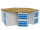 Bedrunka+Hirth, 6-Eck-Werkbank, Breite 2500mm, 6 x Schubladenschrank, 03.66.2.111VA