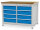 Bedrunka+Hirth, Kastenwerkbank Tiefe 750mm, R 18-24, 8 Schubladen, Schubladengr. (450 x 600mm)