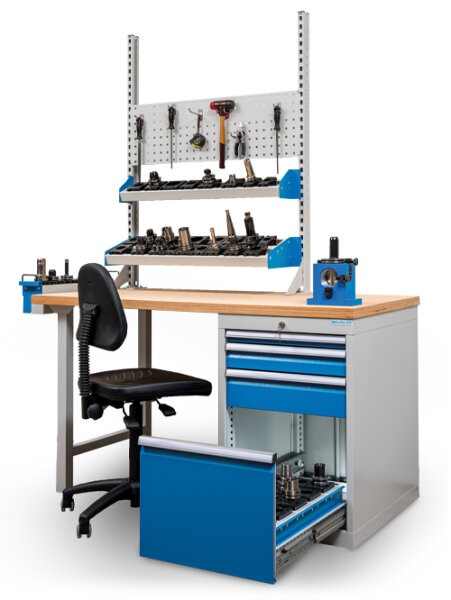 Bedrunka+Hirth, Kastenwerkbank Tiefe 750mm, R 18-24, 8 Schubladen, Schubladengr. (450 x 600mm)