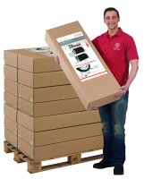 Schulte Lagertechnik Grundregal, Garagenregal-Set MULTIplus150, 2000 x 1000 x 400 mm, verzinkt, 2 Fachböden, 2 Reifenebenen