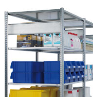 Schulte Lagertechnik Längenriegel 1000 mm, verzinkt, für MULTIplus85- und MULTIplus150-Fachböden