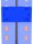 Schulte Lagertechnik Z1-Regalverbinder, blau