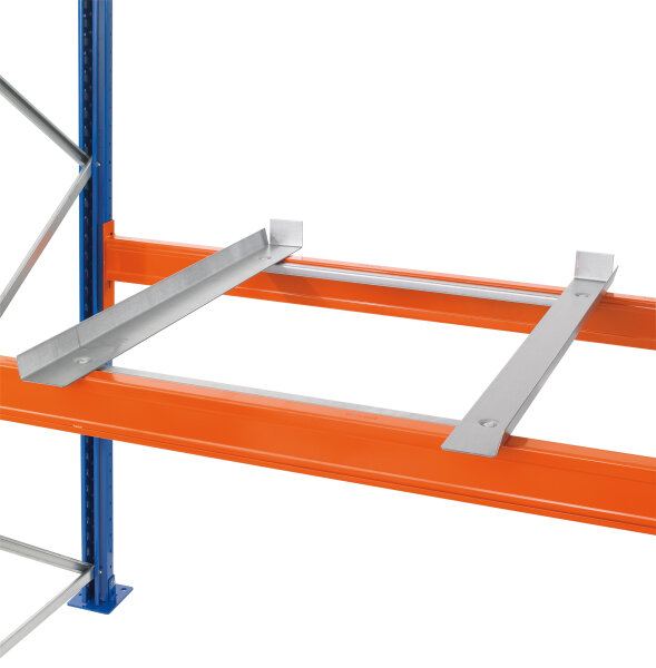 Schulte Lagertechnik Containerauflagen-Set für Palettenregale, Holmtiefe 50 mm, verzinkt