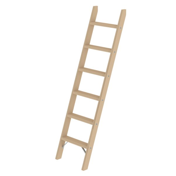 MUNK Günzburger Steigtechnik Stufen-Anlegeleiter Holz mit/ohne Traverse