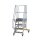 MUNK Günzburger Steigtechnik Plattformtreppe 60° fahrbar Stufenbreite 1000 mm Aluminium geriffelt